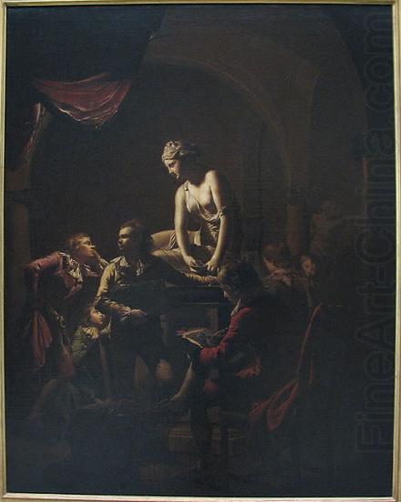 Joseph wright of derby Academy by Lamplight china oil painting image
